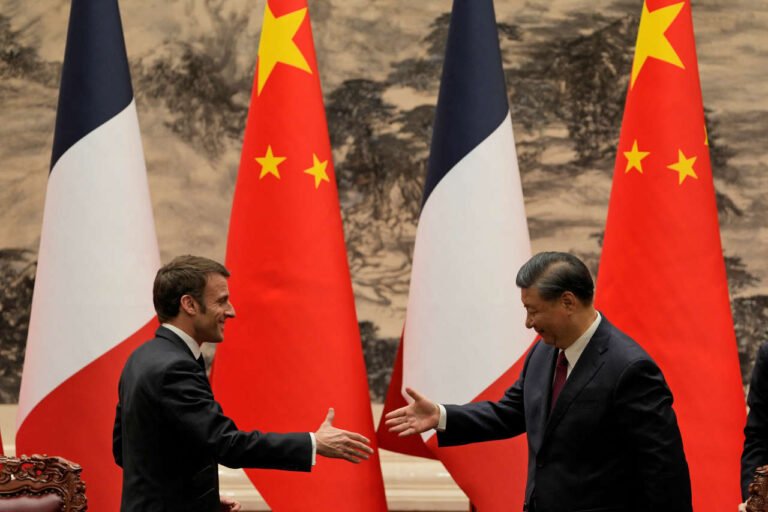 French President Macron on state visit in China